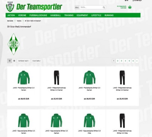 Neue Vereinskollektion - Der Teamsportler