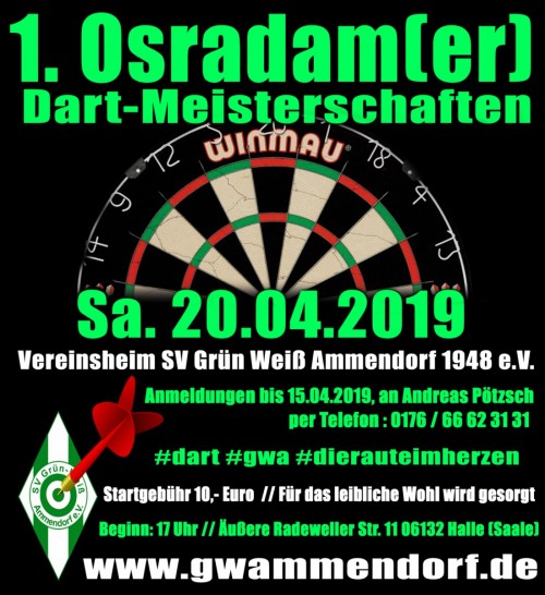 1. OsRadAm(er) Dart-Meisterschaft